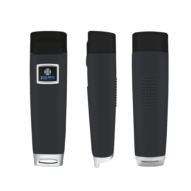 WM-5000V+ super rugged RFID guard tour reader, front, side and back views