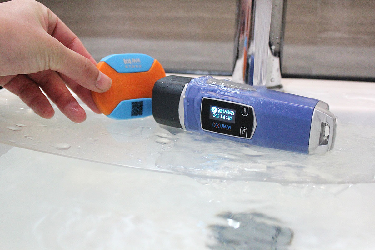 WM-5000V4 RFID guard tour reader IP67 waterproof near water